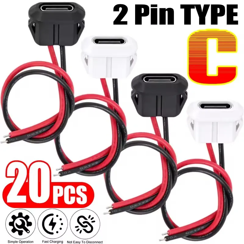 Usb Hub - 2-pinowe złącze USB typu C, żeńskie,