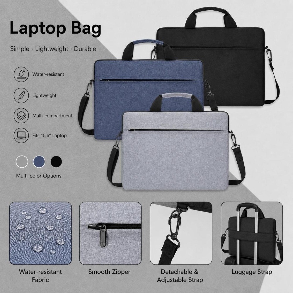 Laptop Sleeve - Bardzo cienka, ochronna obudowa, odporna na