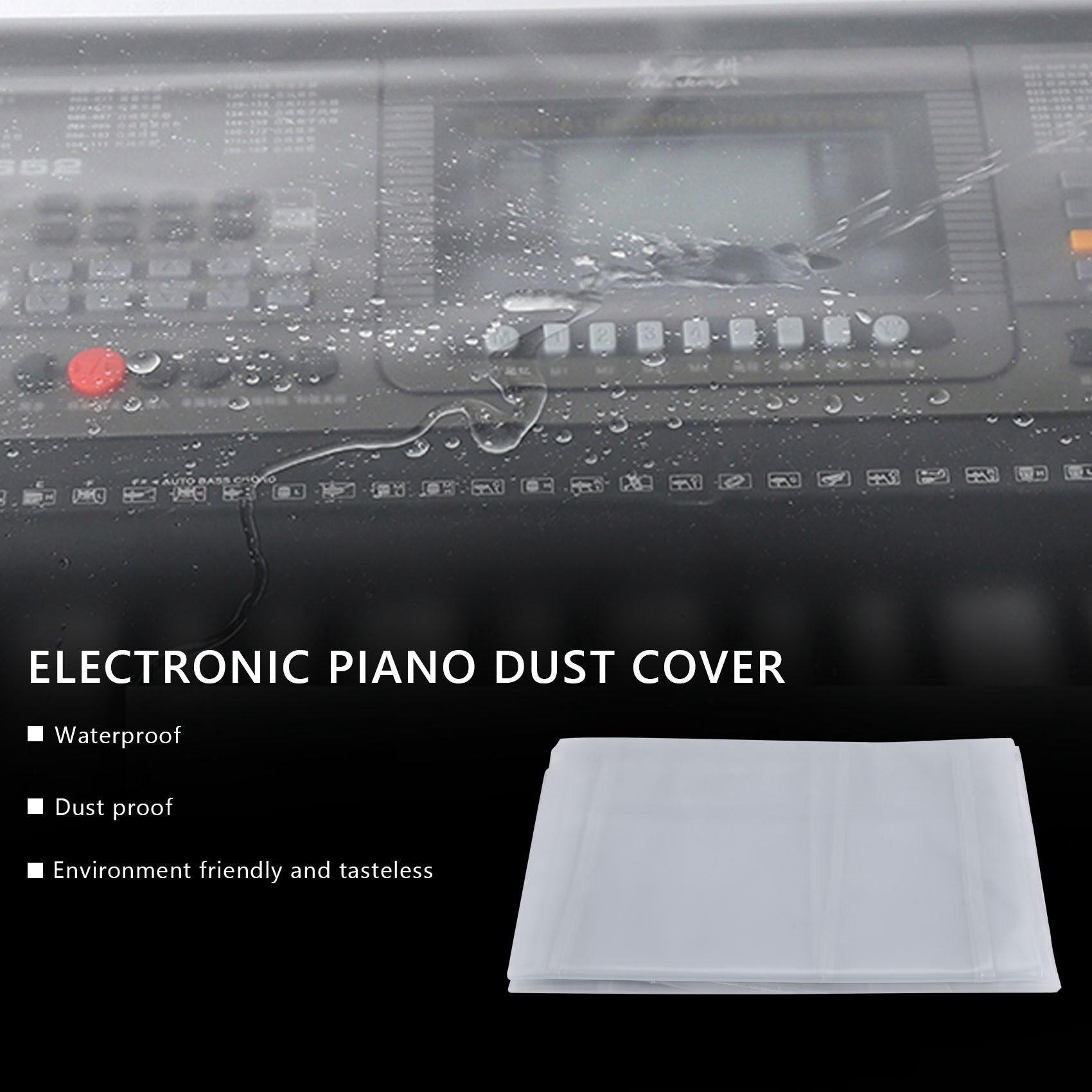 Keyboard Cover - [MEGA WYPRZEDAŻ] Pokrowiec na 88-klawiszowe keyboardy,
