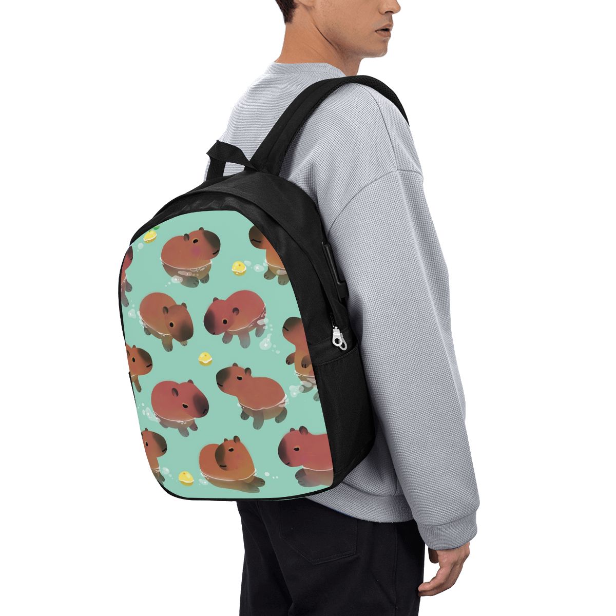 Plecak z motywem kapibary, tor – Laptop Bag recenzja i cena