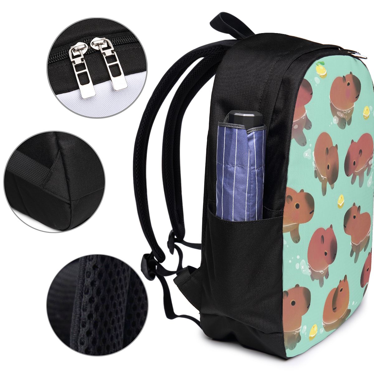 Plecak z motywem kapibary, tor – Laptop Bag recenzja i cena