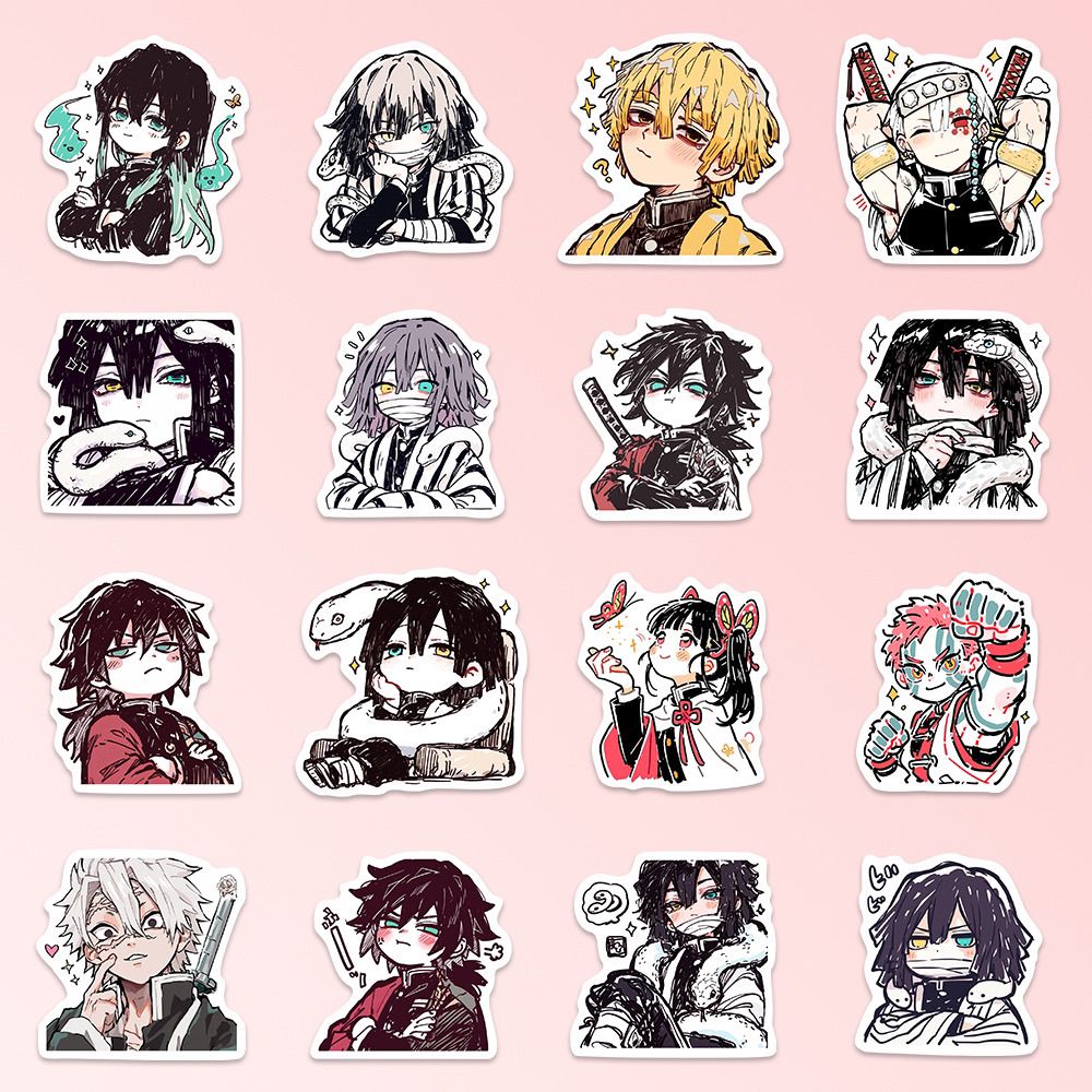 55 szt. Naklejek Demon Slayer  – Laptop Original Accessories recenzja i cena