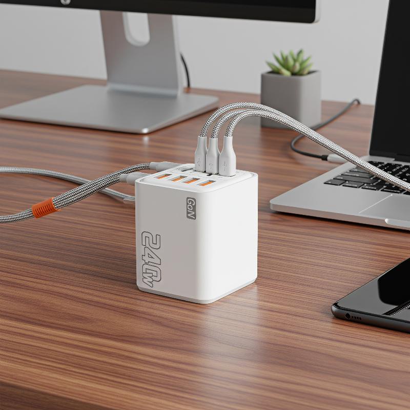Ładowarka USB C GaN 240W 8 w 1 – Laptop Charger recenzja i cena