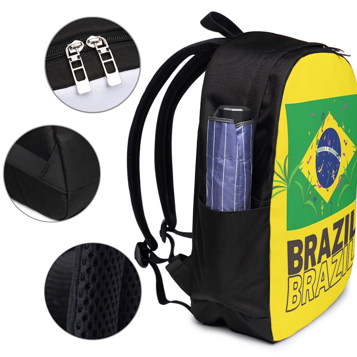 Plecak z flagą Brazylii, torba – Laptop Bag recenzja i cena
